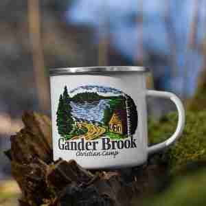 GB 50th Anniversary Logo Enamel Mug